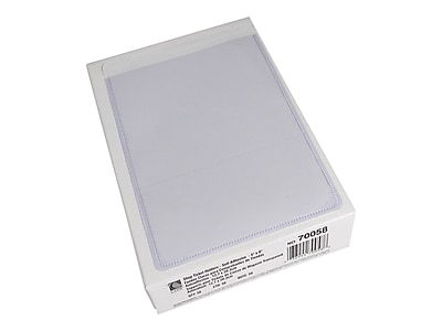 C-Line Neon Stitched Shop Ticket Holders, Green, Both Sides Clear, 9 X 12 Inches, 15 Per Box (43913