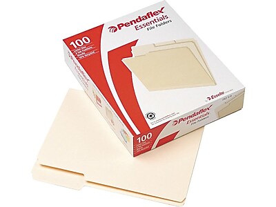 1/3 Cut Letter Size Pendaflex File Folders 50 Folders per Box Assorted Colors 75706 