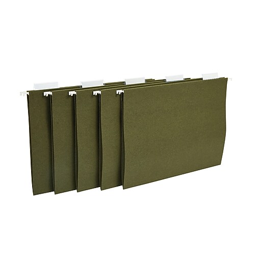 Staples® Hanging File Folders, Letter, 5 Tab, 25/Box Staples