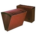 Pendaflex Earthwise Recycled Expanding File, A-Z Index, Letter Size, Redrope (PFX ER17A)