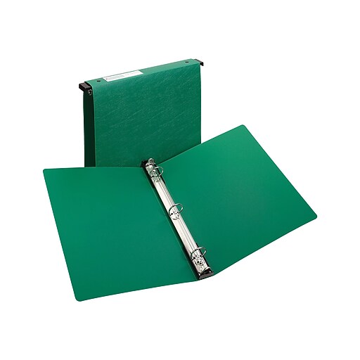 Avery 1" 3Ring Hanging Binder, Green (14802) at Staples