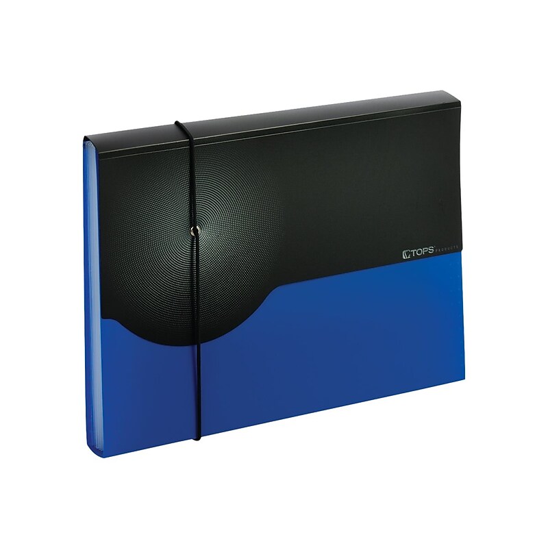 Pendaflex Plastic Accordion File, 7-Pocket, Letter Size, Blue (67440BLU) image 1