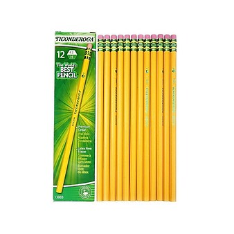 Dixon The World's Best Pencil Wooden Pencil, 2.2mm, #3 Hard Lead, Dozen (13883)