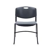 Staples Resin Student/School Chair, Black, 4/Pack (51475)