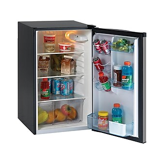 Avanti 4.4 Cu. Ft. Refrigerator, Black/Stainless Steel (AR4456SS)