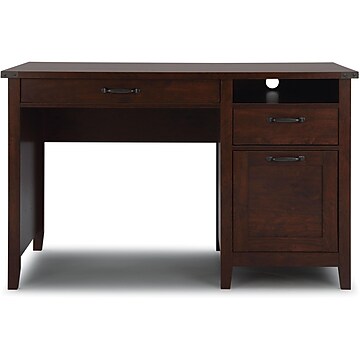 NEW Staples Dark Walnut Computer Desk 2472535 