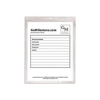 C-Line Job Ticket Holders, 9" x 12", Clear, 50/Box (80912)