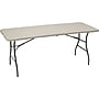 Staples 6' x 30" Heavy Duty Plastic Folding Table, Light Gray (79223/54272)~#|#~sp41687454_sc7
