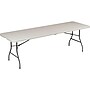 Staples 8' x 30" Heavy Duty Plastic Folding Table, White (79233/54273)~#|#~sp41687458_sc7
