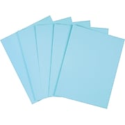 Staples 67 lb. Cardstock Paper, 8.5" x 11", Blue, 250 Sheets/Pack (82992)