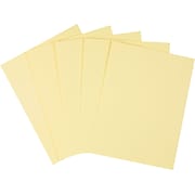 Staples 67 lb. Cardstock Paper, 8.5" x 11", Canary, 250 Sheets/Pack (82993)