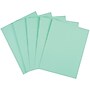 Staples 67 lb. Cardstock Paper, 8.5" x 11", Green, 250 Sheets/Pack (82995)~#|#~sp41687500_sc7