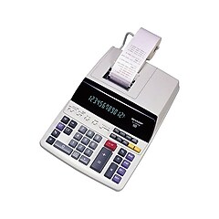 Sharp QS-2760H 12-Digit Desktop Printing Calculator, White