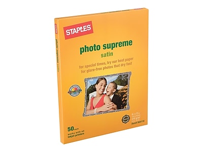 staples matte photo paper