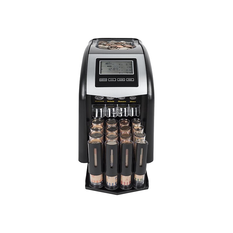 Royal Sovereign Coin Sorter, Black (FS-44P) image 1