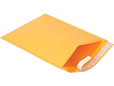 8.5"W x 11.5"L Peel & Seal Bubble Mailer, #2, 100/Carton (28984)