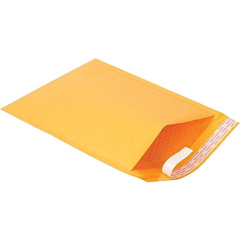 9.5"W x 13.5"L Peel & Seal Bubble Mailer, #4 (51585-CC) image 1