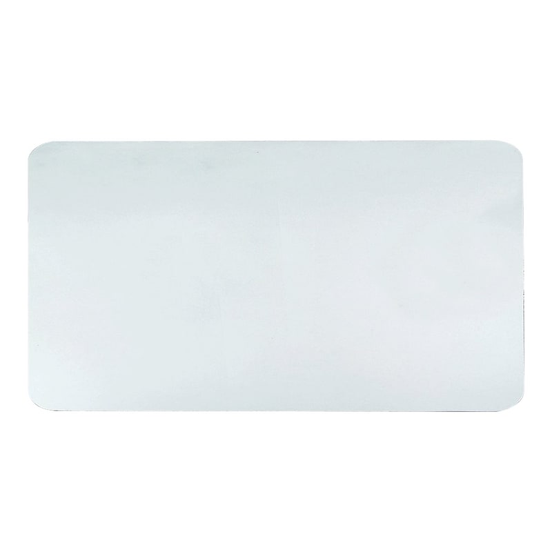 Artistic Krystal View Anti-Slip Plastic Desk Pad, 20" x 36", Clear (60-6-0M) image 1