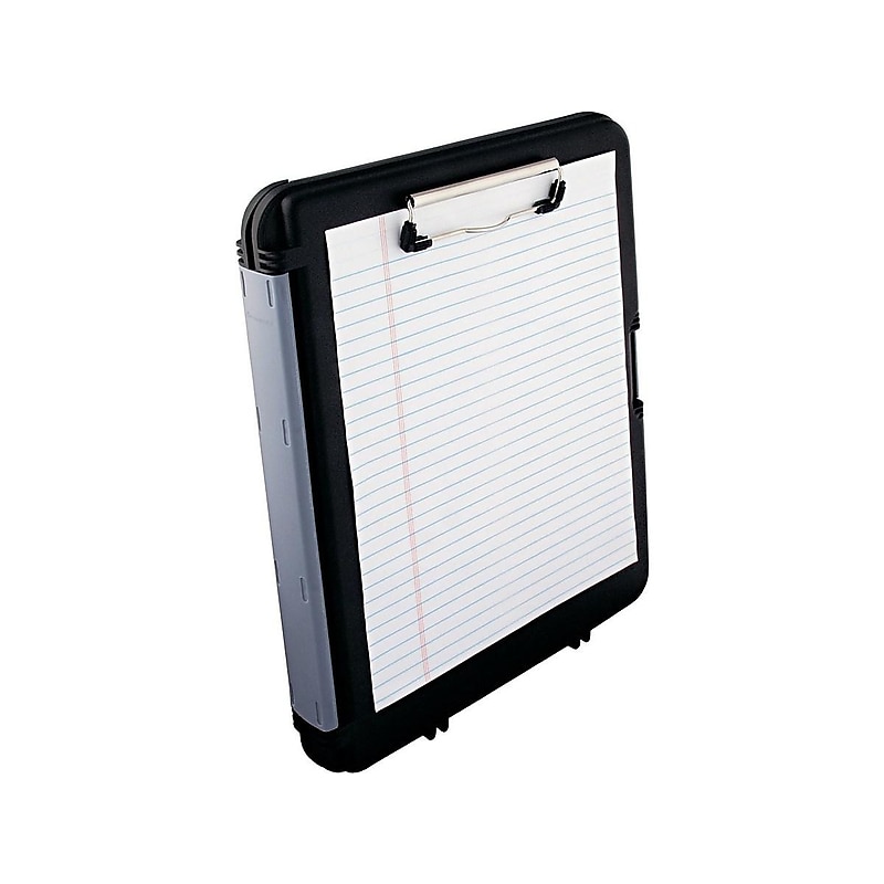 Saunders WorkMate II Polypropylene Storage Clipboard, Black (00552) image 1