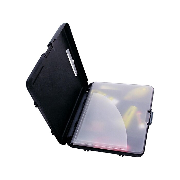 Saunders WorkMate II Polypropylene Storage Clipboard, Black (00552