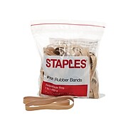 Staples Multi-Purpose Rubber Bands, #107, 1 lb. Resealable Bag, 40/Pack (28626-CC)
