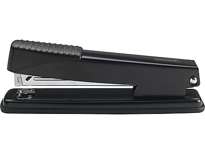 Staples - Stapler - 20 sheets - plastic  metal - black ( Box damaged)