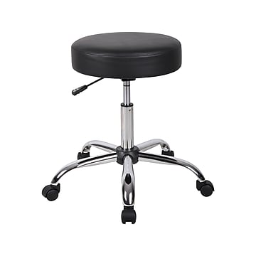 Boss Be Well Armless Medical Spa Professional Stool, Black (B240-BK)