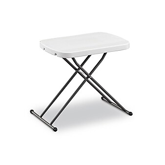 Staples Personal Folding Table, 25.5"L x 17.8"W, Gray (79143)