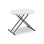 Staples® 25.5" x 17.8" Heavy Duty Folding Table, White (79143)~#|#~sp41688366_sc7