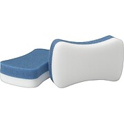 3M™ Whiteboard Eraser, for Permanent Markers and Whiteboards, White/Blue, 2/Pack (581-WBE)