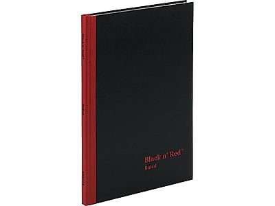 Texthide Notebook Black/burgundy 500 Pages 14 1/4 X 8 3/4 for sale online
