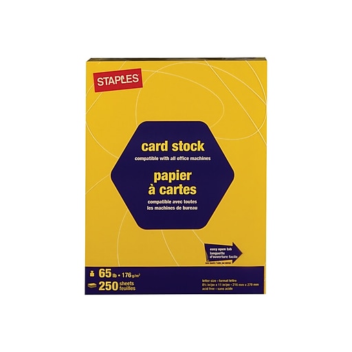  Lemon Drop Yellow Cardstock Paper - 8.5 X 11 Inch 65