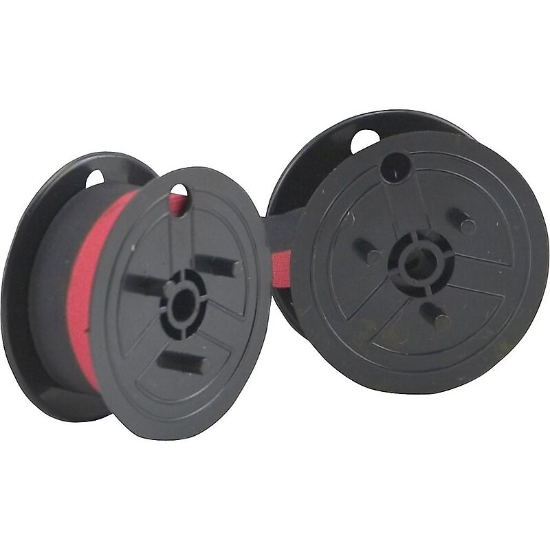 Porelon Universal Ribbon, Black/Red, 2/Pack (11210) image 1