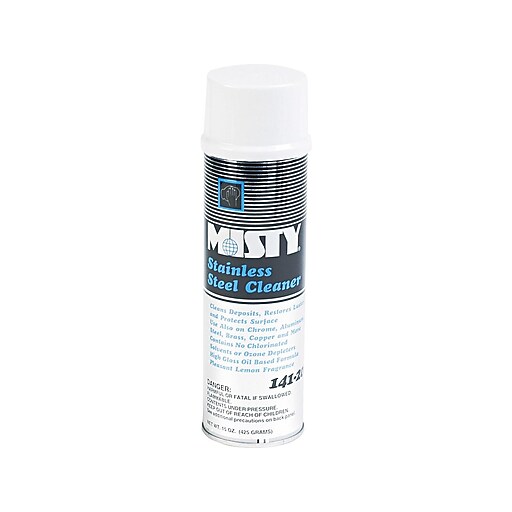 Misty Stainless Steel Cleaner, Lemon, 15 oz. (A00141) Staples