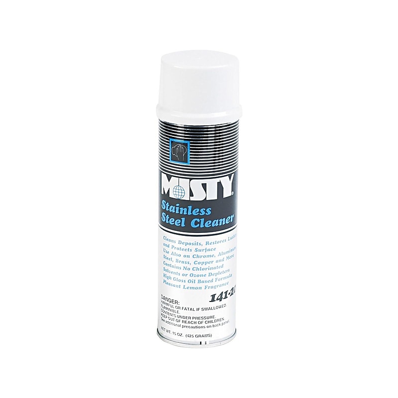Misty Stainless Steel Cleaner, Lemon, 15 oz. (A00141) image 1