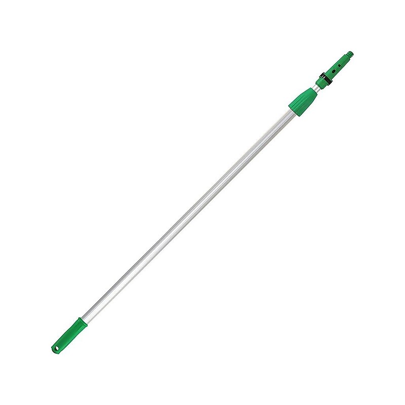 Unger OptiLoc 8' Telescoping Window Extension Pole, Aluminum, Silver/Green (EZ250) image 1