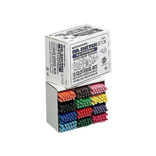 Sketch 1905315 Stix Scented Watercolor Markers 216-Count School Pack Mr 