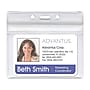 Advantus ID Badge Holders, Clear, 50/Pack (75523)~#|#~sp41688814_sc7