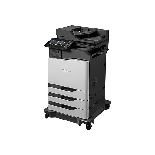 Lexmark CX825dte Laser Multifunction Printer, Color, Plain Paper Print, Floor Standing at Staples