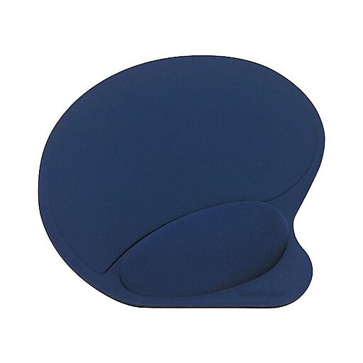 Kensington Wrist Pillow Foam Mouse Pad/Wrist Rest Combo, Blue