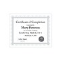 Southworth Premium Spiro Design Certificates, 8.5" x 11", White/Silver, 15/Pack (CTP2W)~#|#~sp41693924_sc7