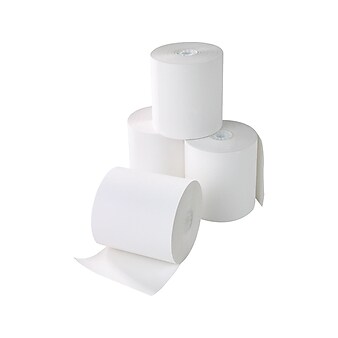 Staples Thermal Cash Register/POS Rolls, 3 1/8" x 230', 50/Carton (18296-CC)