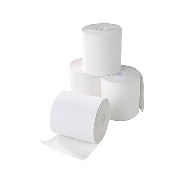 Staples Thermal Cash Register/POS Rolls, 3 1/8" x 230', 50/Carton (18296-CC)