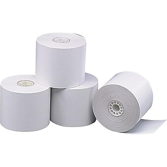 Staples Thermal Cash Register/POS Rolls, 3 1/8" x 230', 50/Carton (18296-CC)