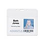 Advantus ID Badge Holders, Clear, 50/Pack (75603)~#|#~sp41694032_sc7
