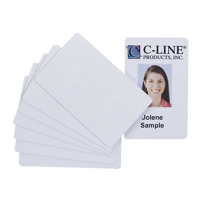 C-Line ID Card, White (89007) | Staples