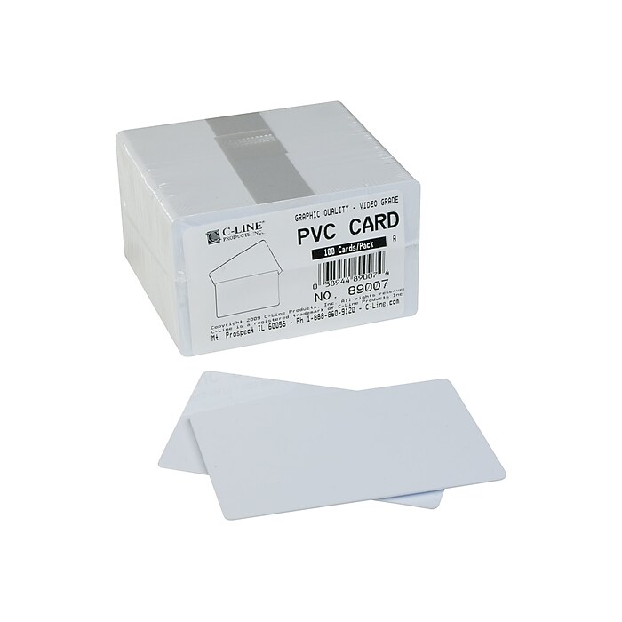 C-Line ID Card, White (89007) | Staples