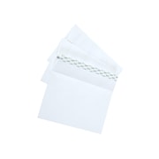 Staples EasyClose Greeting Card Envelopes, 5.75" x 8.75", White Wove, 100/Box (394063/19191)
