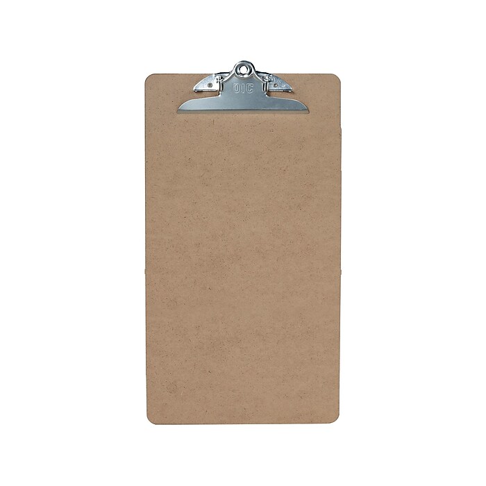 Staples Hardboard Clipboard, Legal Size, Brown – Durable Office