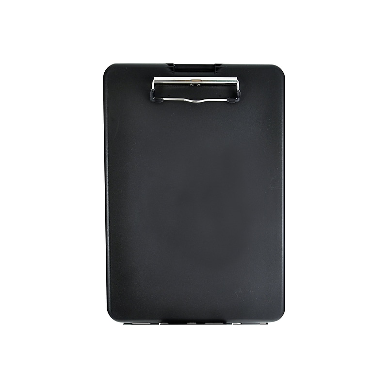 Saunders SlimMate Plastic Storage Clipboard, Letter Size, Black (00558) image 1